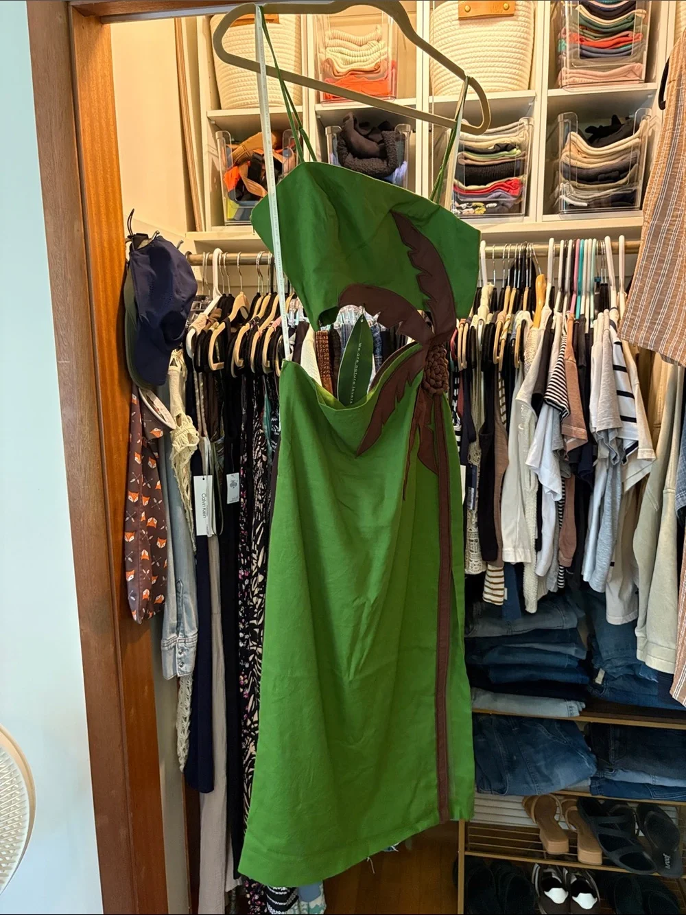 Farm Rio Palm Tree Midi Dress NWT Anthro $348 - Picture 10 of 15